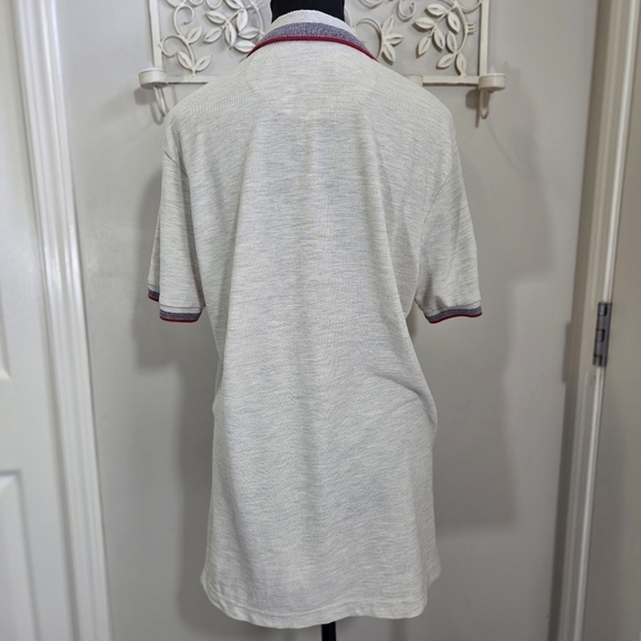 ⭐️.US. Polo Assn. Mens Gray Polo Shirt Size L - Picture 2 of 5